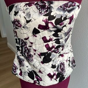 WHBM NWT Satin Bustier size 8